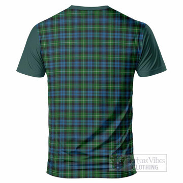Lamont Tartan Accent T-Shirt with Family Crest