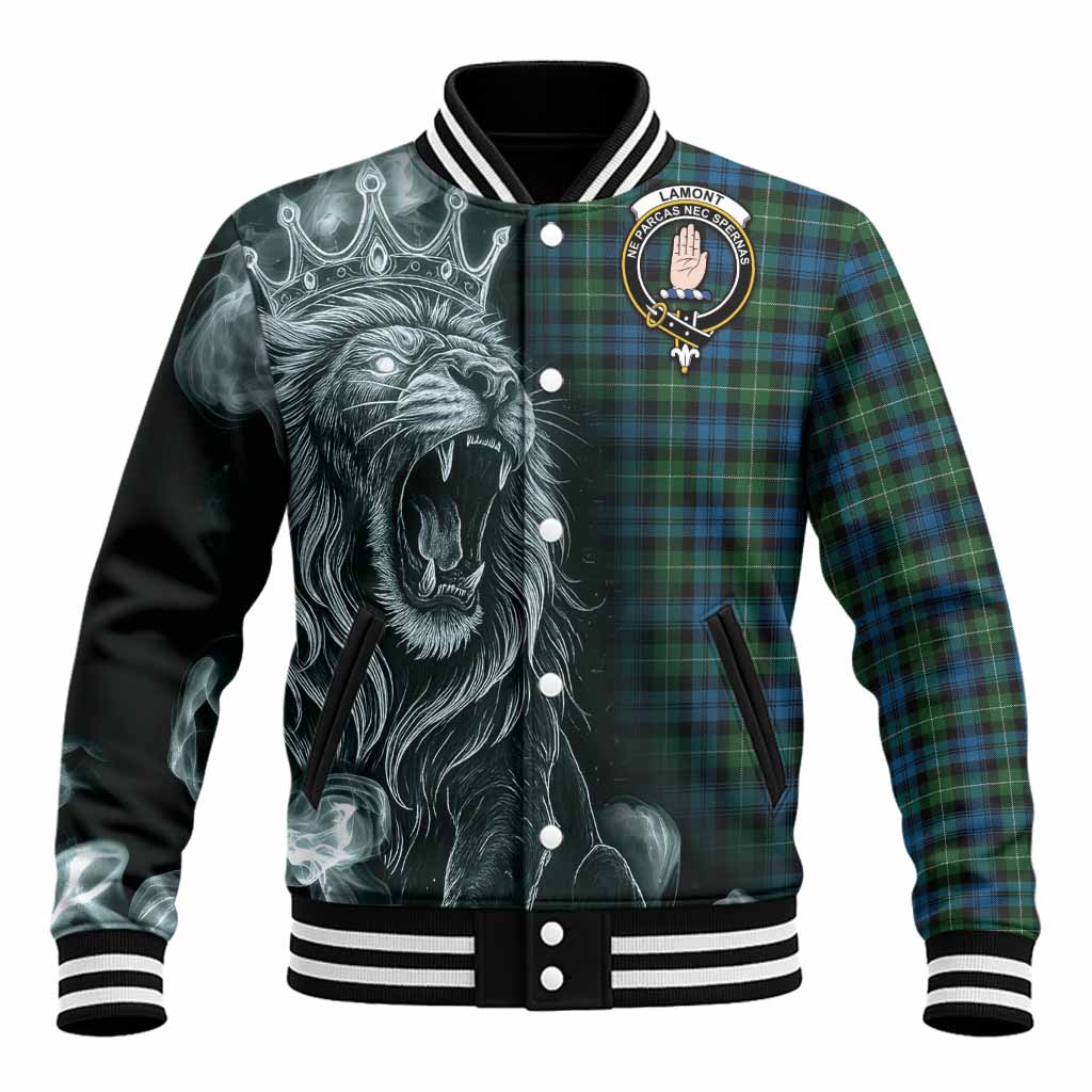 Lamont Tartan Baseball Jacket Roaring Lion Heritage