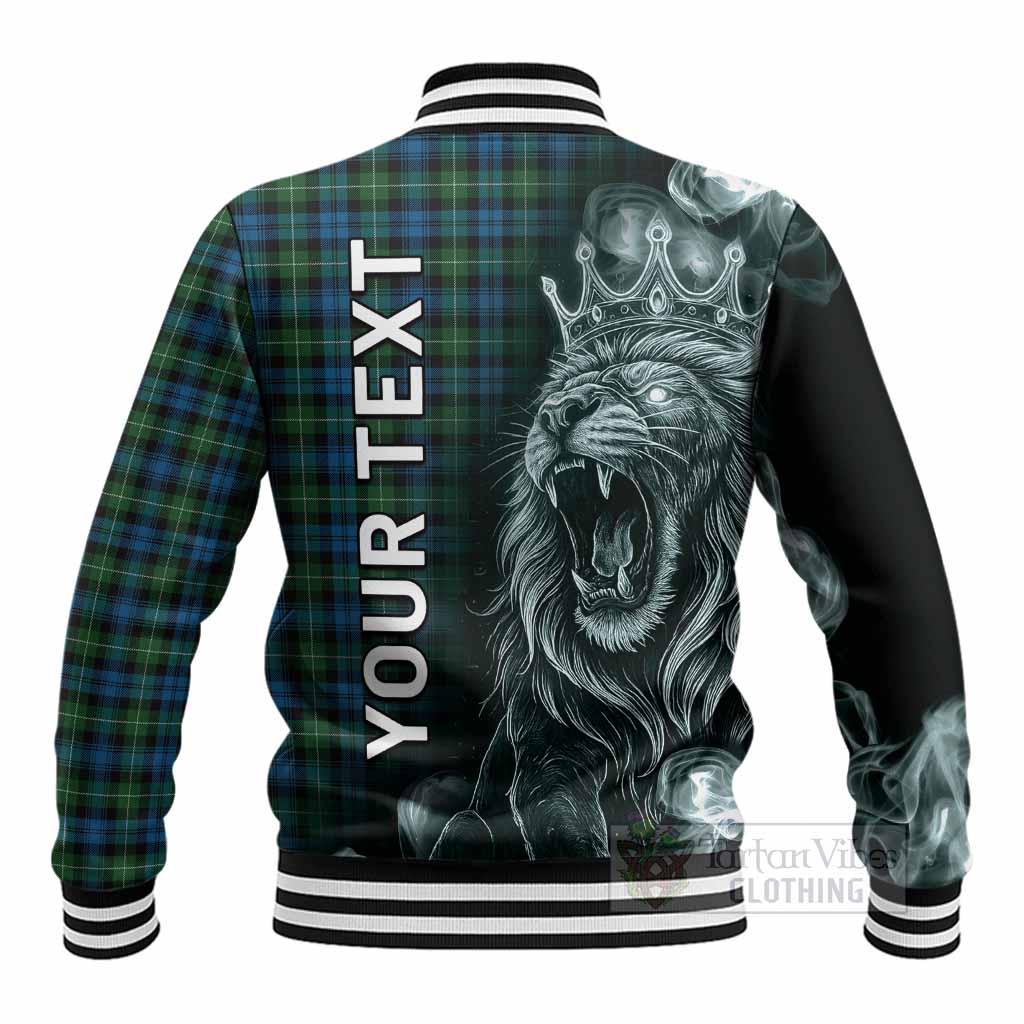 Lamont Tartan Baseball Jacket Roaring Lion Heritage