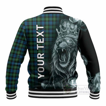 Lamont Tartan Baseball Jacket Roaring Lion Heritage