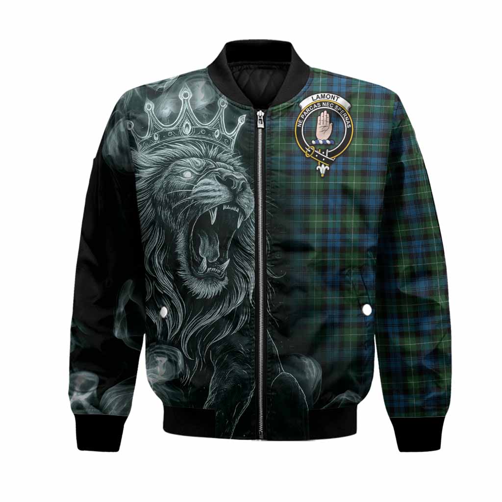 Lamont Tartan Bomber Jacket Roaring Lion Heritage