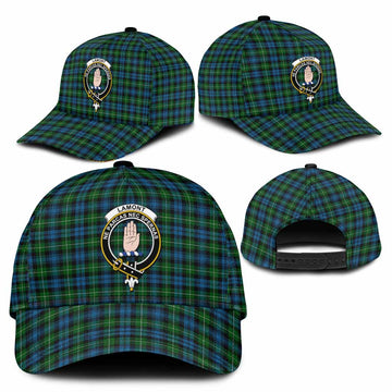 Lamont Tartan Classic Cap with Family Crest