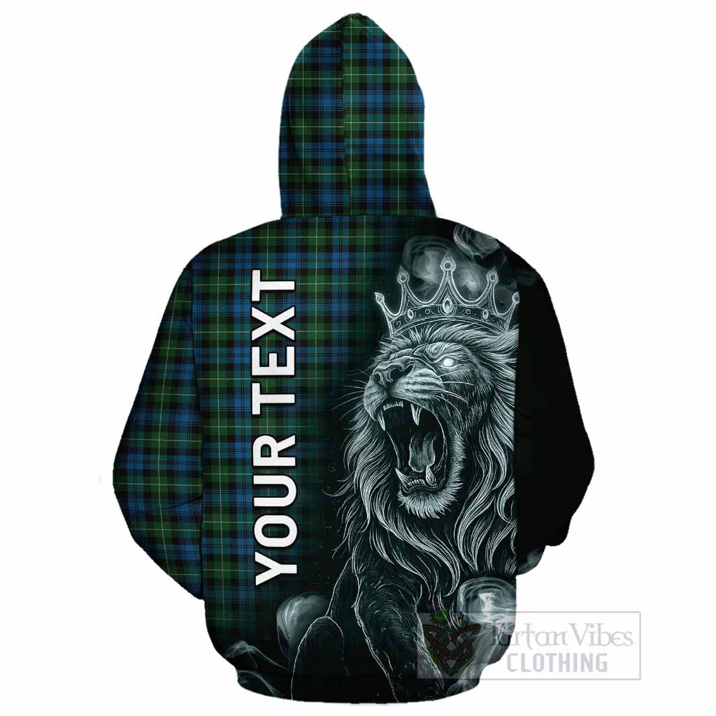Lamont Tartan Cotton Hoodie Roaring Lion Heritage
