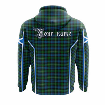 Lamont Tartan Crest Hoodie Scotland Coat of Arm Flag Style - Tartan Vibes Clothing