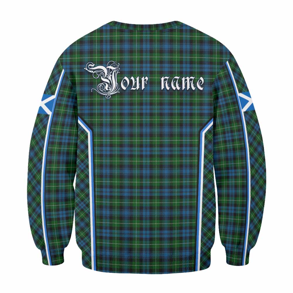 Lamont Tartan Crest Sweatshirt Scotland Coat of Arm Flag Style - Tartan Vibes Clothing
