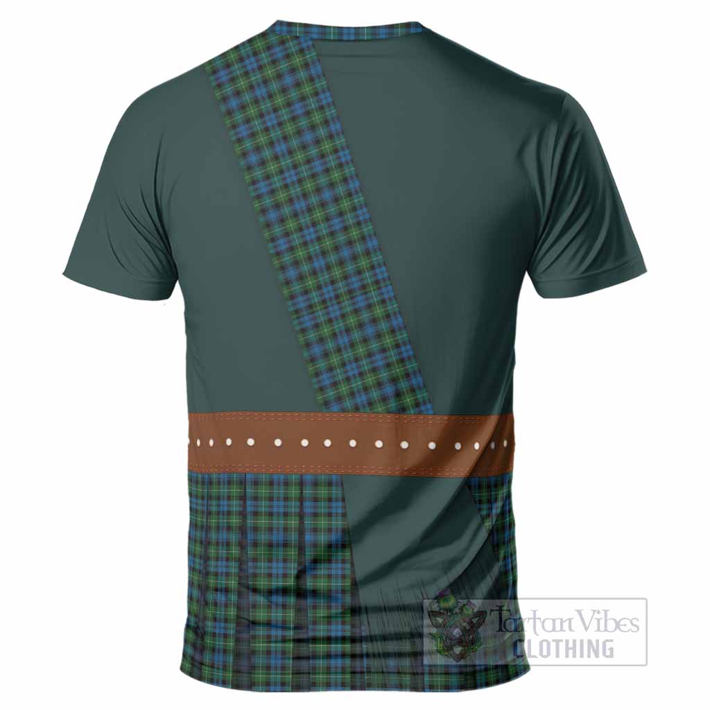 Lamont Tartan Crest T-Shirt Kilt Costume Style