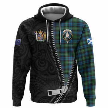 Lamont Tartan Hoodie New Zealand Pattern Unique Zipper Stylized