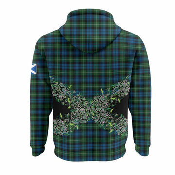 Lamont Tartan Hoodie Thistle Scottish Spirit