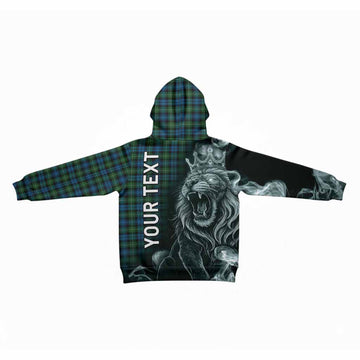 Lamont Tartan Kid Hoodie Roaring Lion Heritage