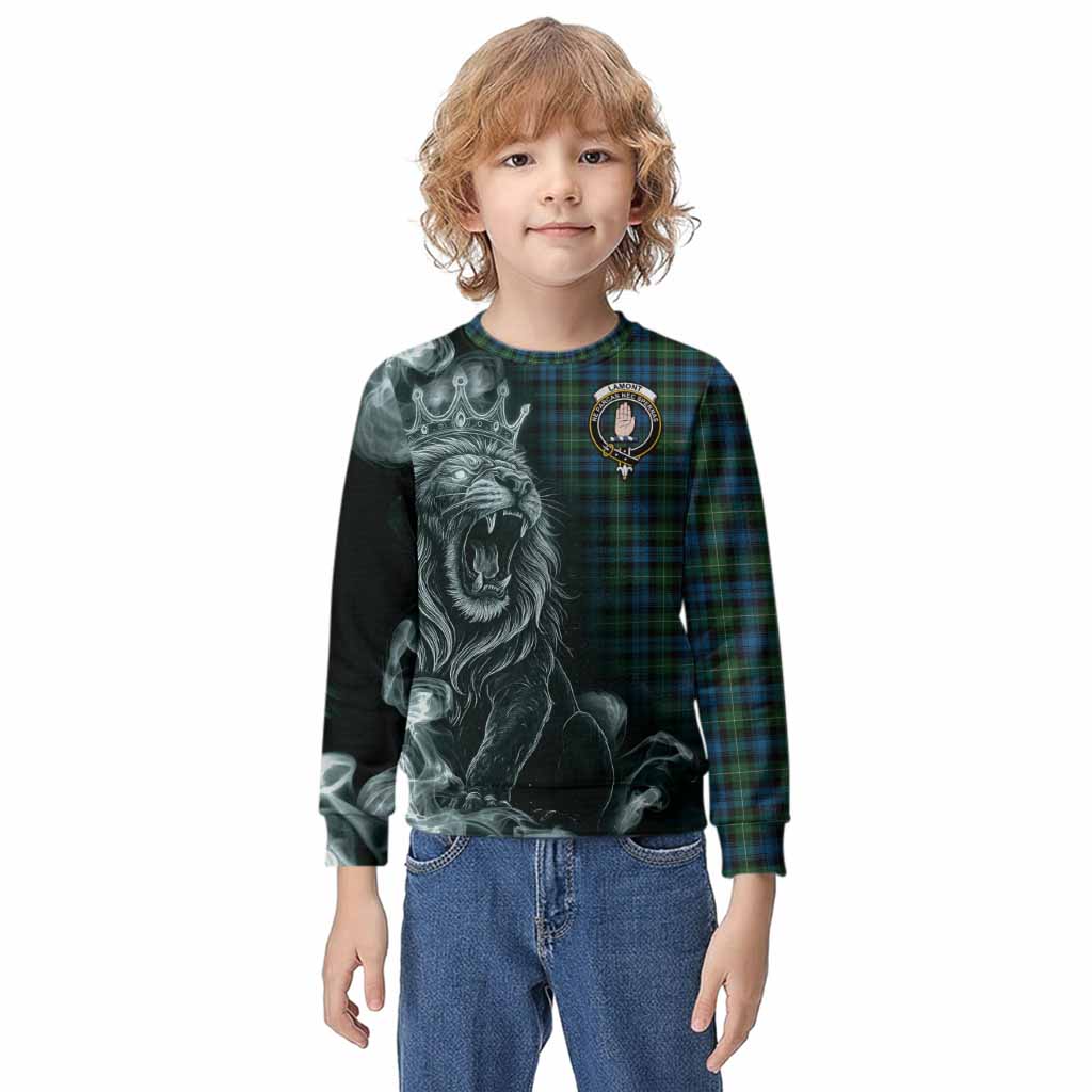 Lamont Tartan Kid Knitted Sweatshirt Roaring Lion Heritage