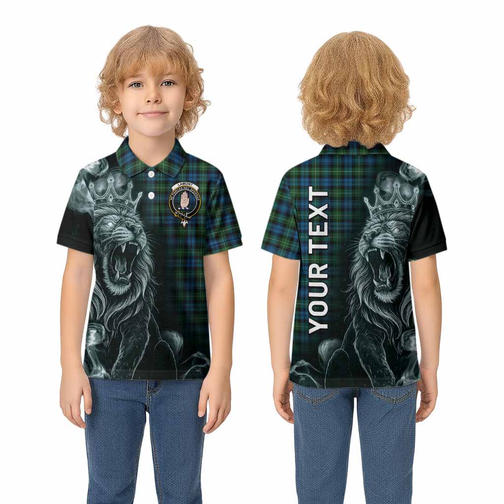 Lamont Tartan Kid Polo Shirt Roaring Lion Heritage