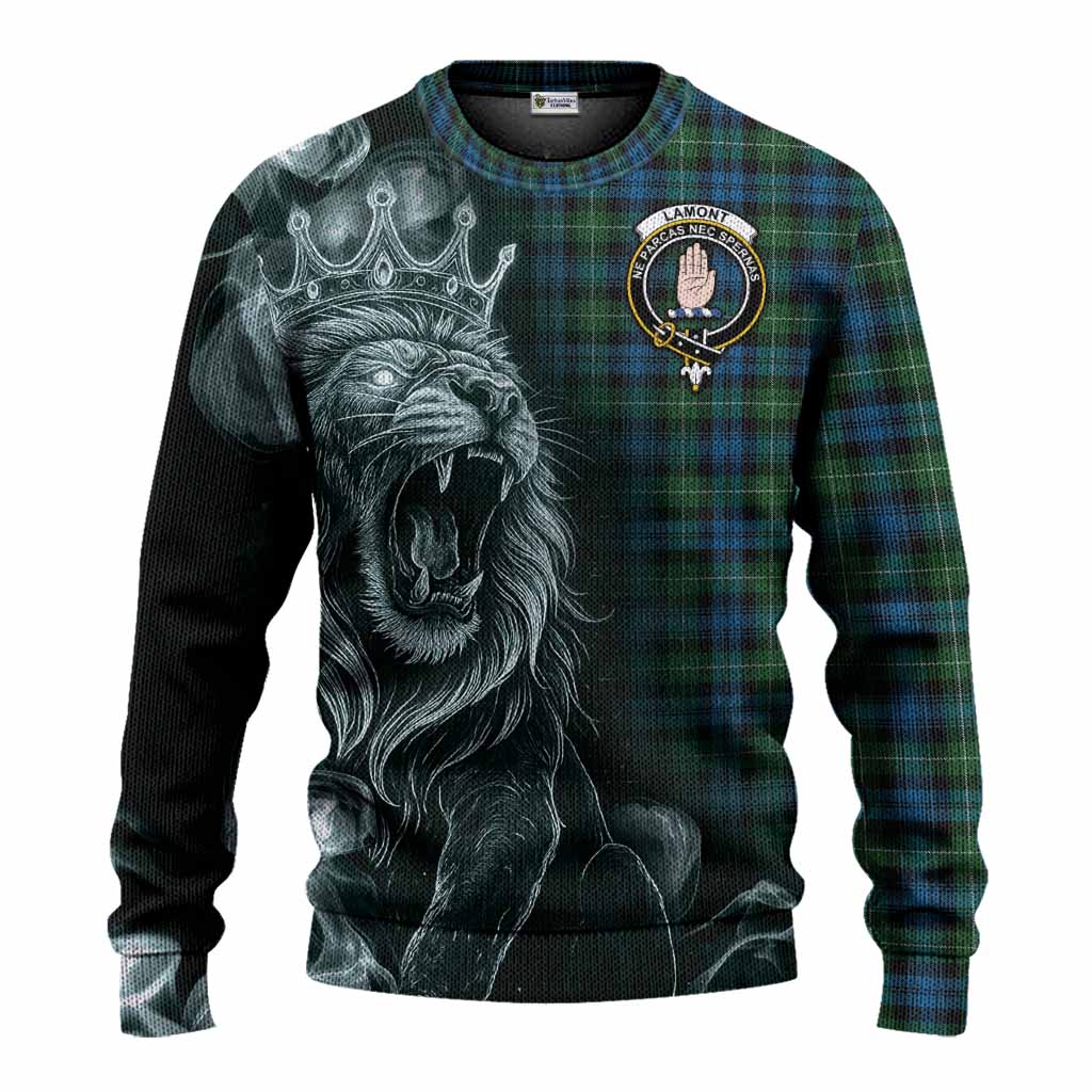 Lamont Tartan Knitted Sweater Roaring Lion Heritage