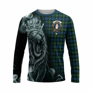 Lamont Tartan Long Sleeve T-Shirt Roaring Lion Heritage