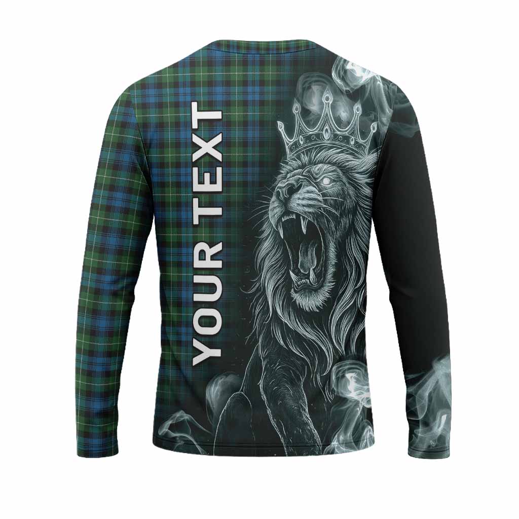 Lamont Tartan Long Sleeve T-Shirt Roaring Lion Heritage