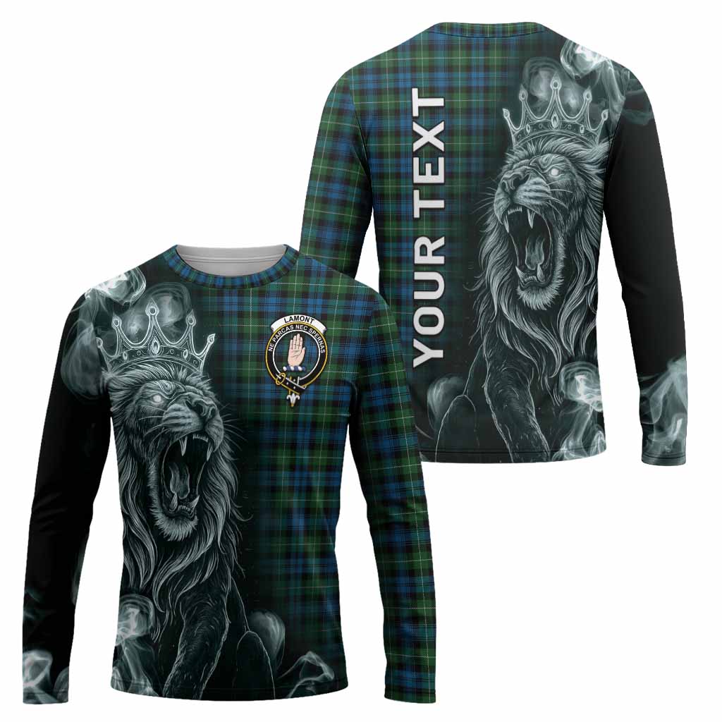 Lamont Tartan Long Sleeve T-Shirt Roaring Lion Heritage