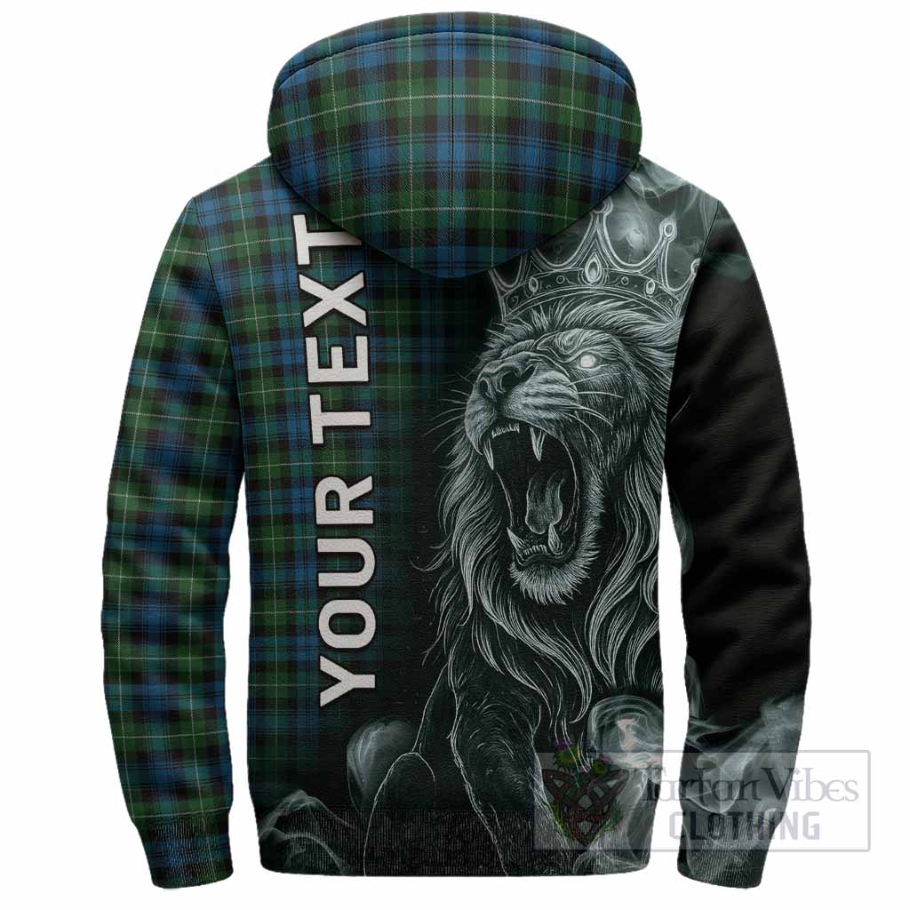 Lamont Tartan Sherpa Hoodie Roaring Lion Heritage