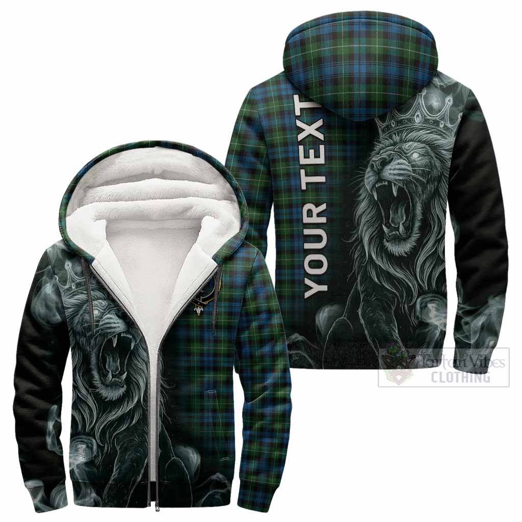 Lamont Tartan Sherpa Hoodie Roaring Lion Heritage