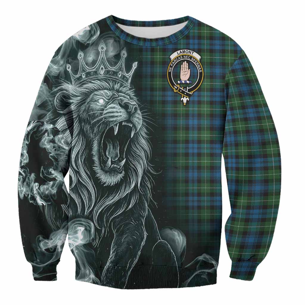 Lamont Tartan Sweatshirt Roaring Lion Heritage