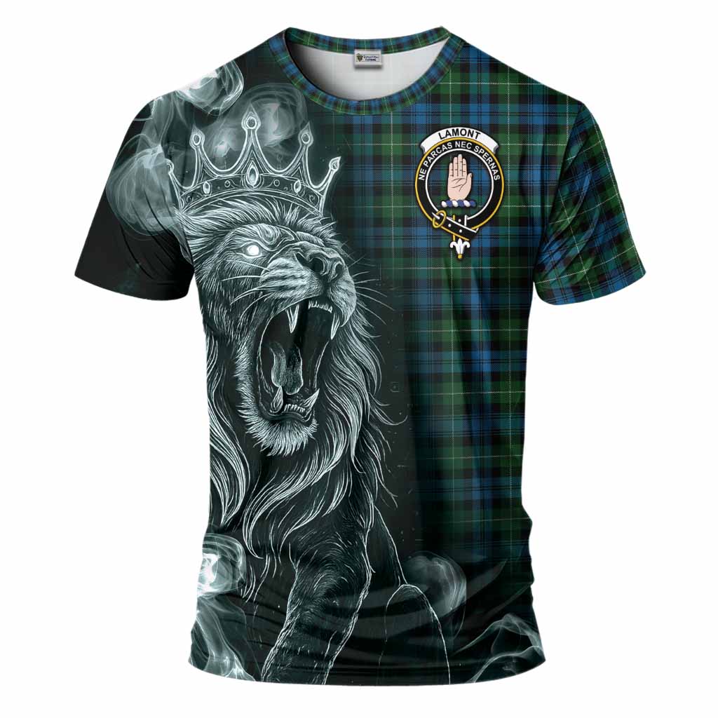 Lamont Tartan T-Shirt Roaring Lion Heritage