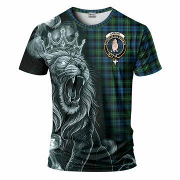 Lamont Tartan T-Shirt Roaring Lion Heritage