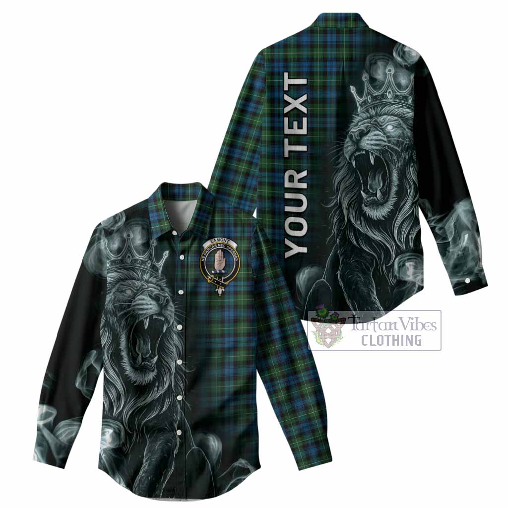 Lamont Tartan Women Casual Shirt Roaring Lion Heritage