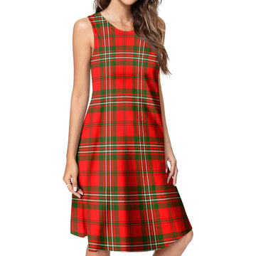Langlands Tartan Womens Casual Dresses - Tartanvibesclothing