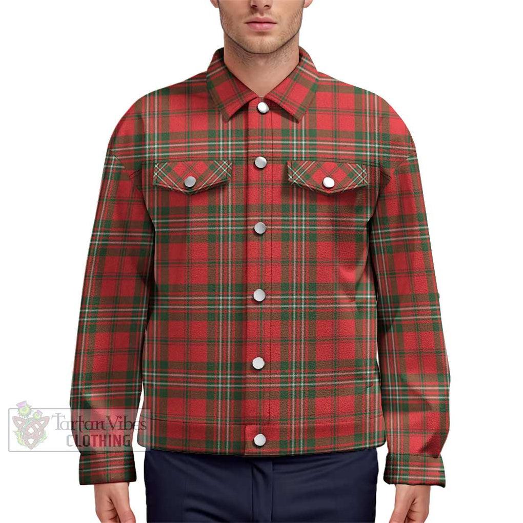 Langlands Tartan Unisex Lapel Cotton Jacket Unisex - Tartan Vibes Clothing