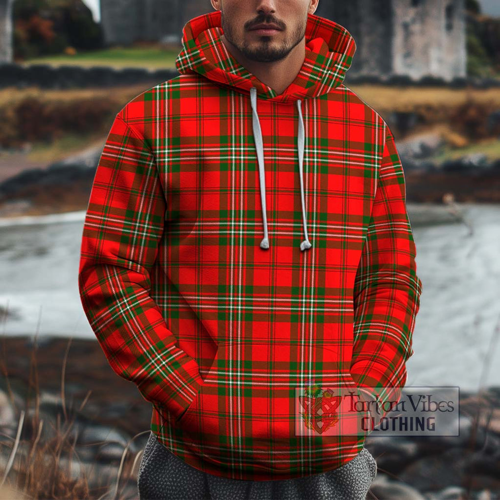 Langlands Tartan Cotton Hoodie Pullover Hoodie XS - Tartan Vibes Clothing
