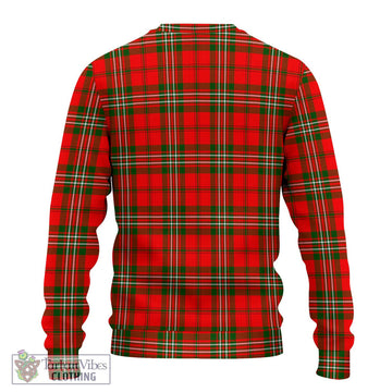Langlands Tartan Knitted Sweater with Family Crest DNA In Me Style - Tartanvibesclothing Shop