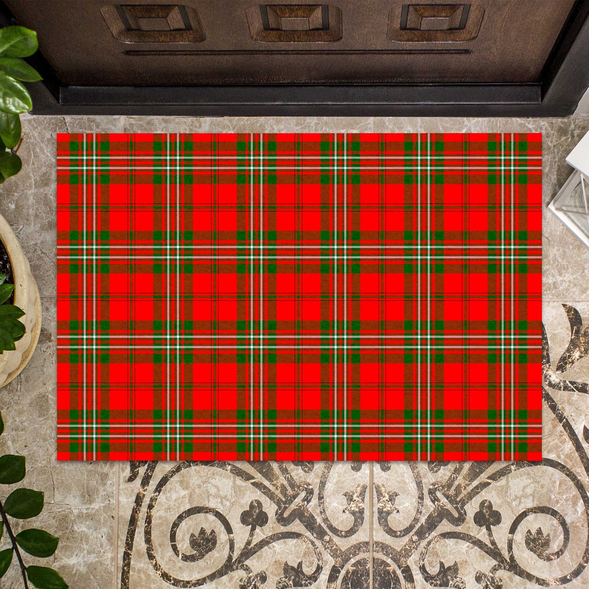 Langlands Tartan Door Mat - Tartanvibesclothing