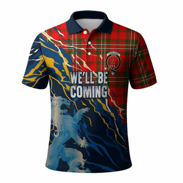 Langlands Scotland Tartan Polo Shirt WC2026 Football - We'll Be Coming