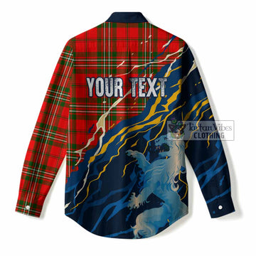 Langlands Scotland Tartan Women Casual Shirt WC2026 Football - We'll Be Coming