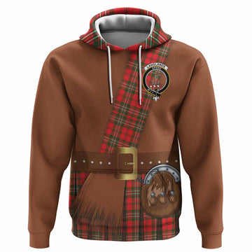Langlands Tartan Crest Hoodie Kilt Costume Style
