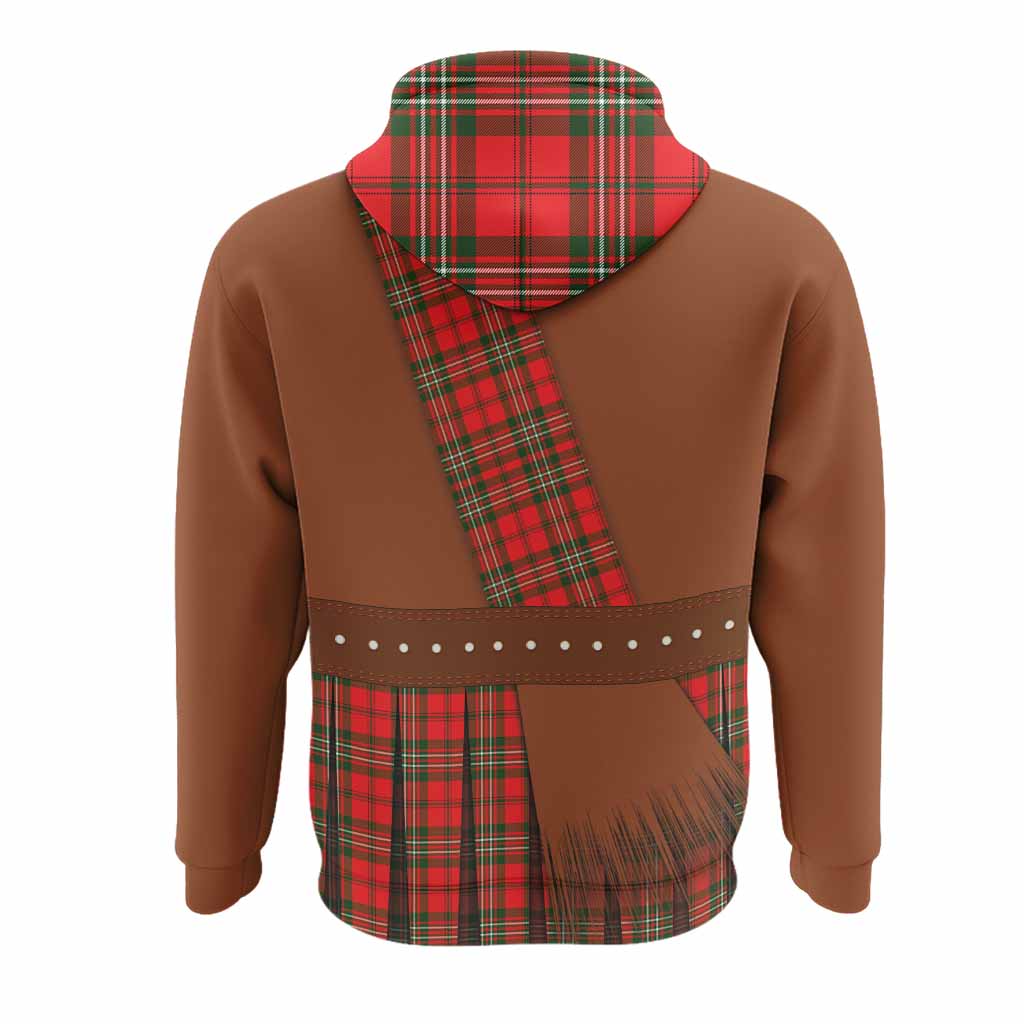 Langlands Tartan Crest Hoodie Kilt Costume Style