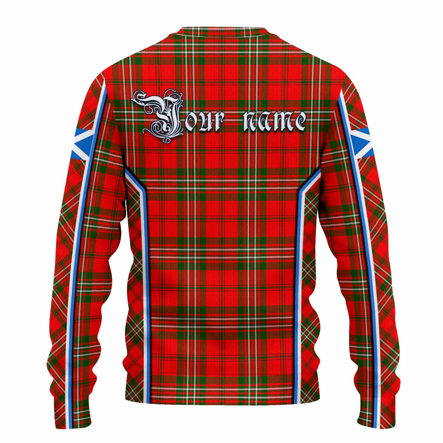 Langlands Tartan Crest Knitted Sweater Scotland Coat of Arm Flag Style - Tartan Vibes Clothing