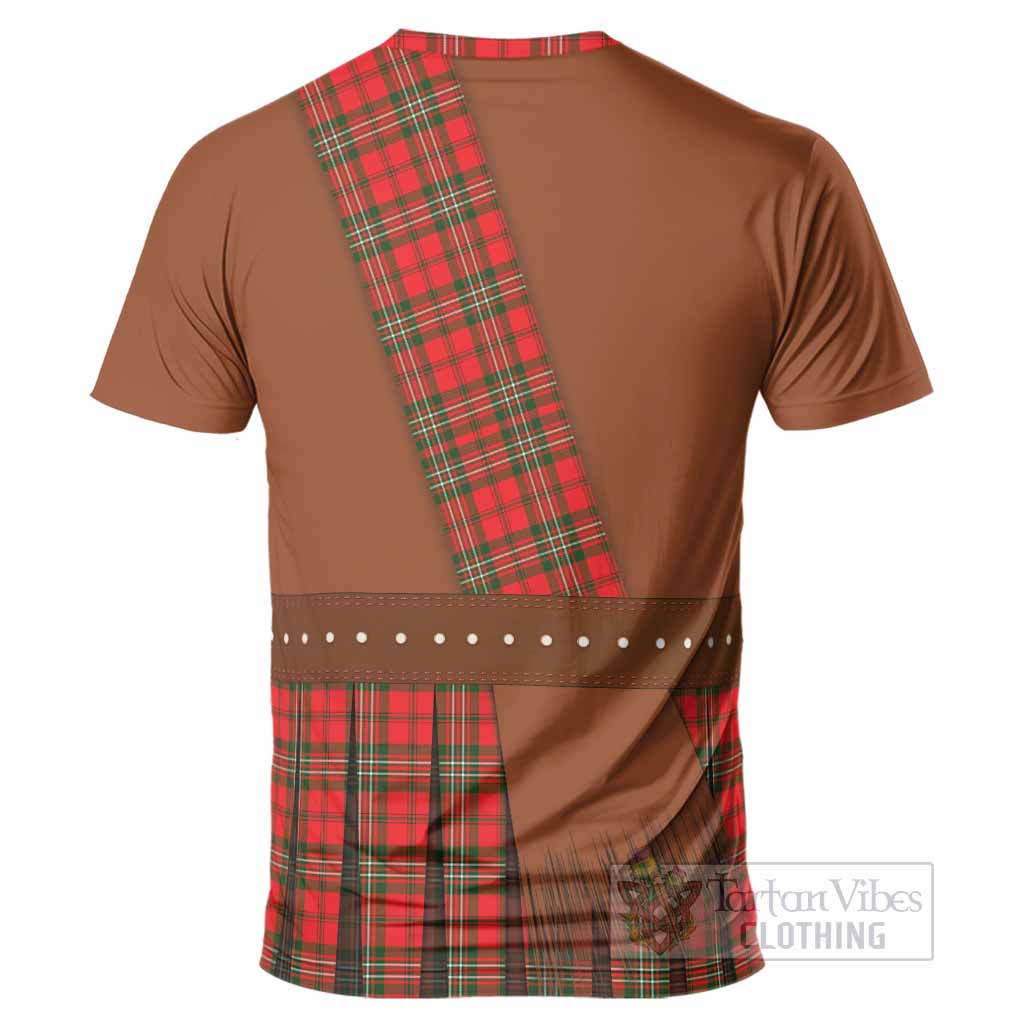 Langlands Tartan Crest T-Shirt Kilt Costume Style