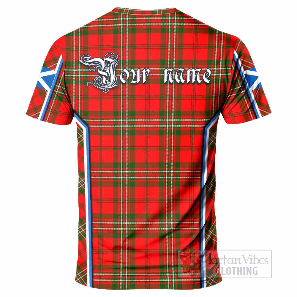 Langlands Tartan Crest T-shirt Scotland Coat of Arm Flag Style - Tartan Vibes Clothing