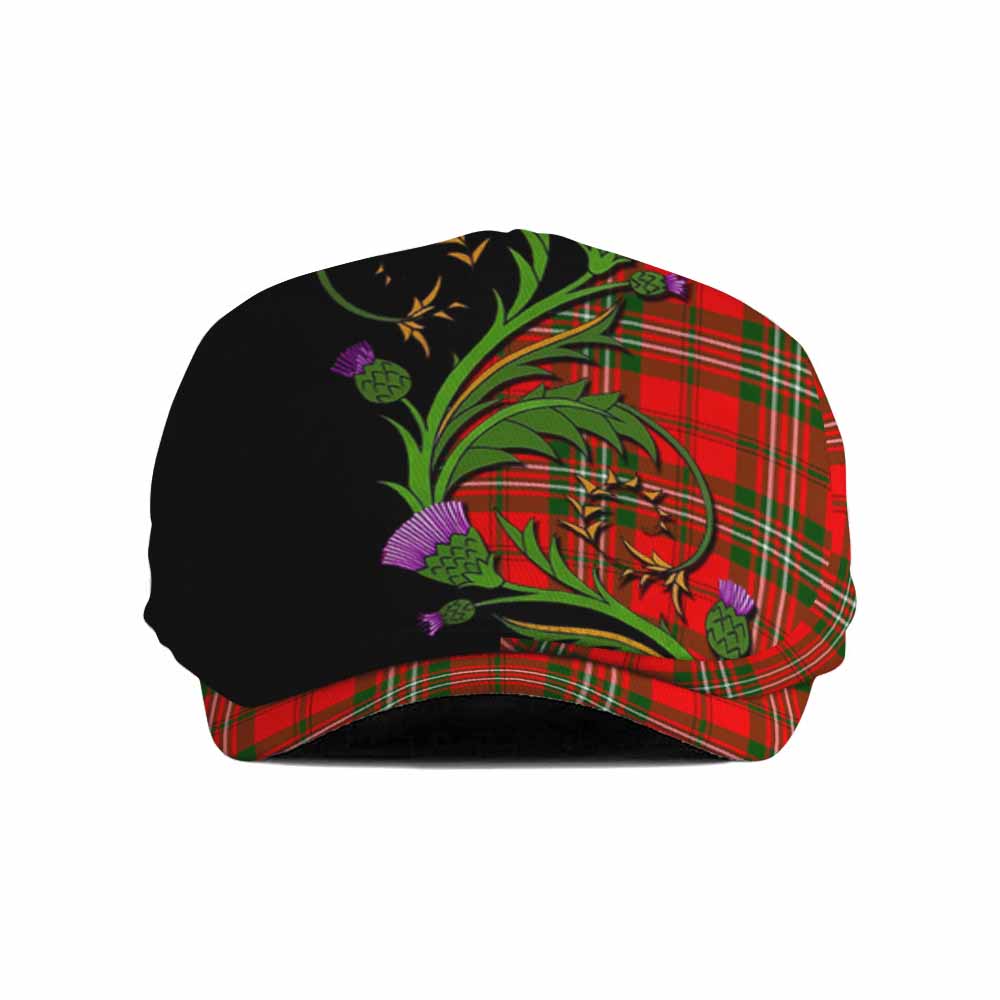Langlands Tartan Flat Cap, Jeff Cap Scottish Thistle Pride Heritage Art