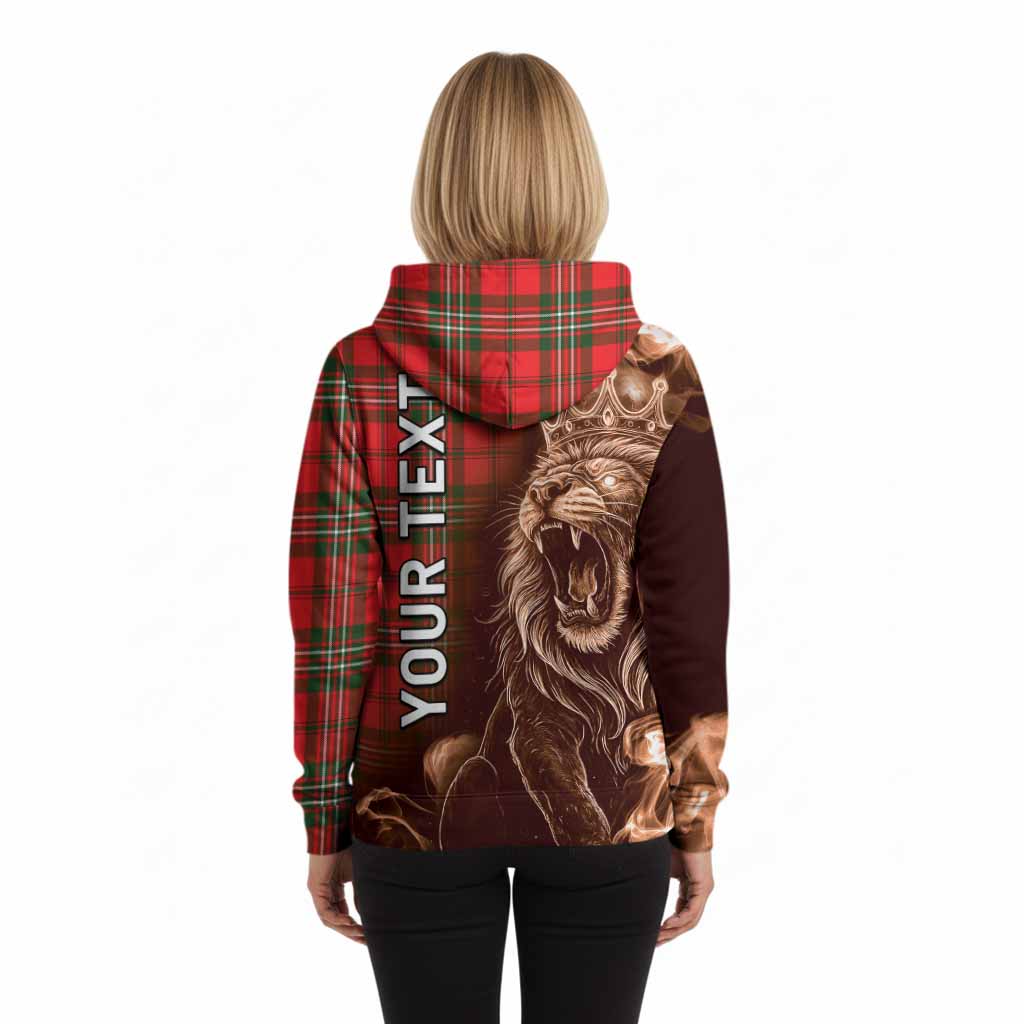 Langlands Tartan Hoodie Roaring Lion Heritage