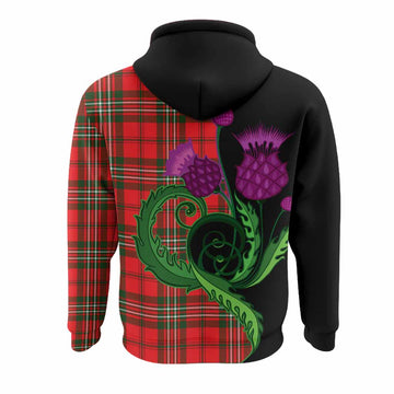 Langlands Tartan Hoodie Traditional Scottish Thistle