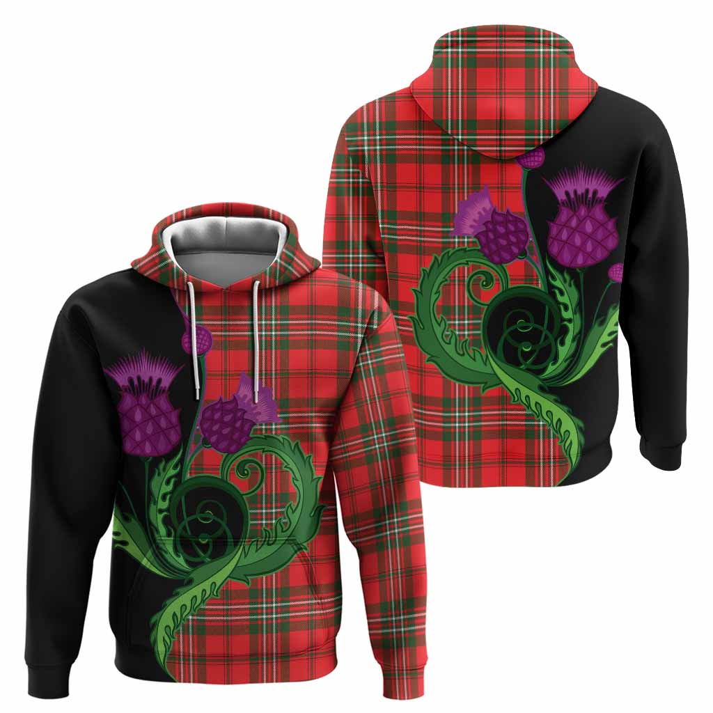 Langlands Tartan Hoodie Traditional Scottish Thistle