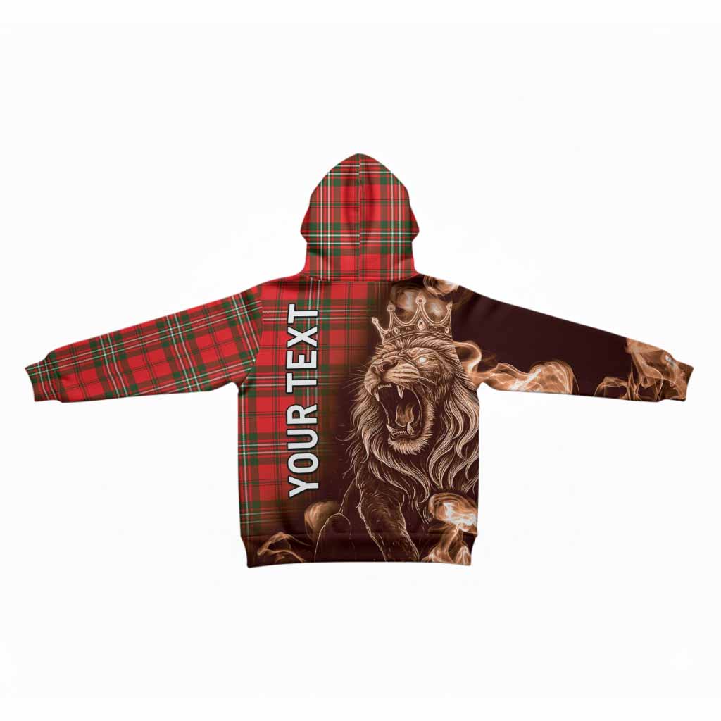 Langlands Tartan Kid Hoodie Roaring Lion Heritage
