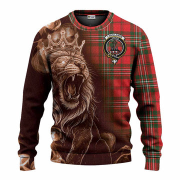 Langlands Tartan Knitted Sweater Roaring Lion Heritage