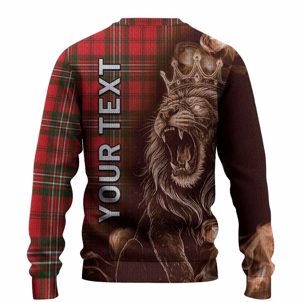 Langlands Tartan Knitted Sweater Roaring Lion Heritage