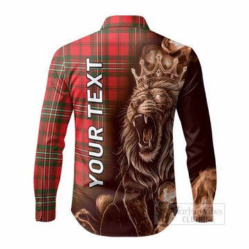 Langlands Tartan Long Sleeve Button Shirts Roaring Lion Heritage