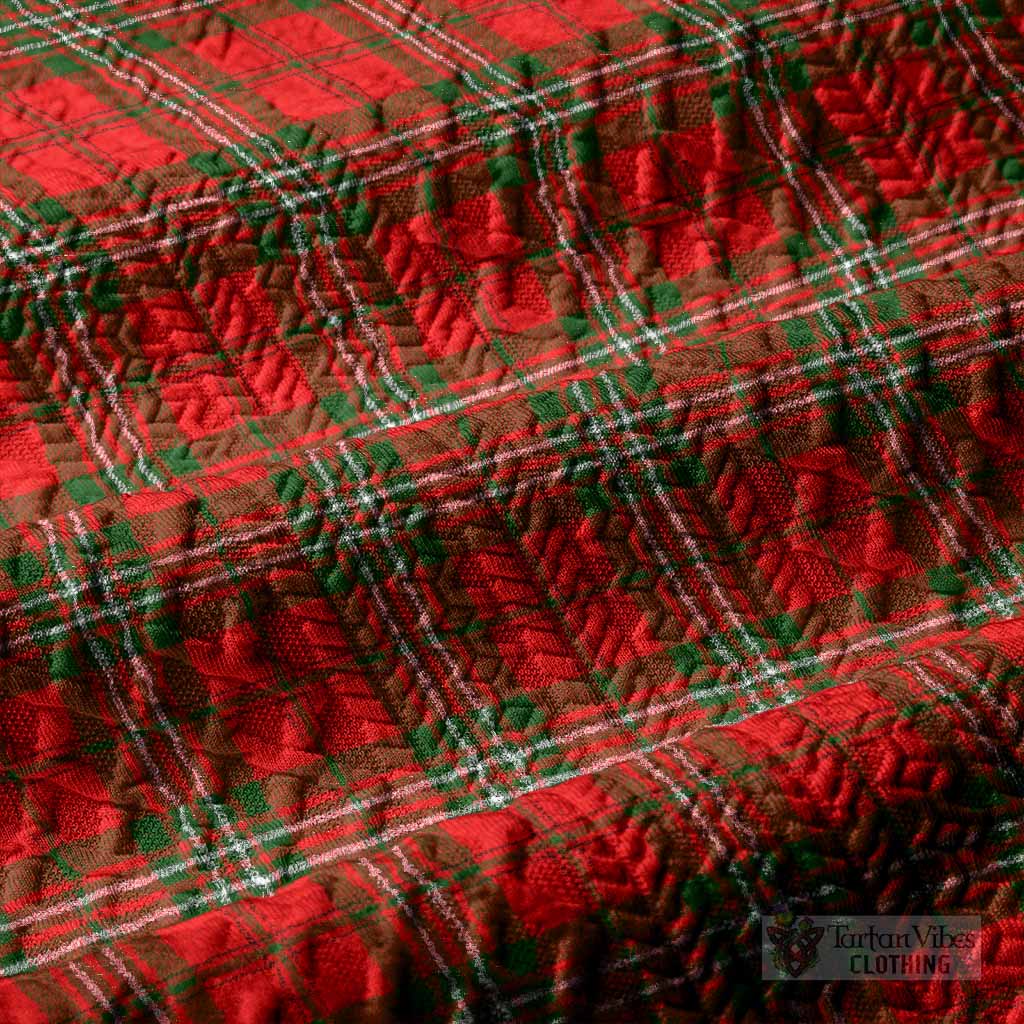 Langlands Tartan Men’s Polo Sweater Top with Family Crest