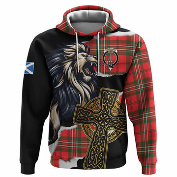 Langlands Tartan Scottish Hoodie Lion Celtic Heritage