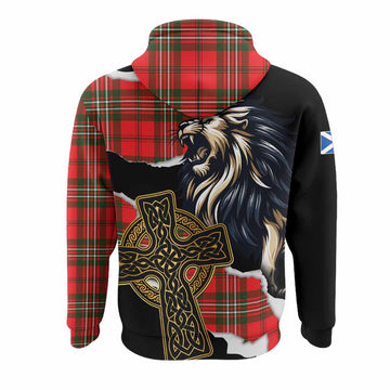 Langlands Tartan Scottish Hoodie Lion Celtic Heritage