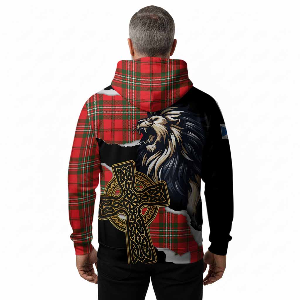Langlands Tartan Scottish Hoodie Lion Celtic Heritage
