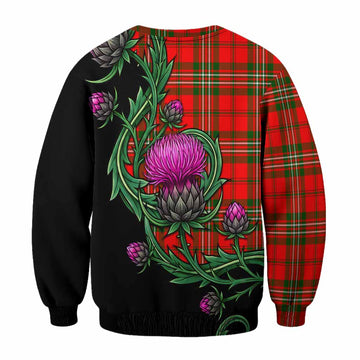 Langlands Tartan Sweatshirt Resilient Scottish Thistle
